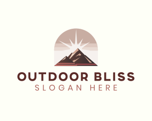 Mountain Peak Adventure logo design