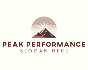 Mountain Peak Adventure logo design