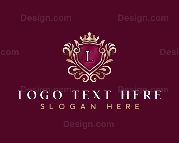 Premium Ornamental Crown Logo