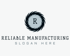 Industrial Circular Blade  logo design