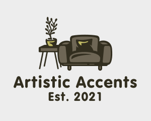 Living Room Furniture logo design
