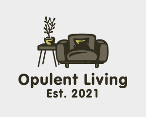 Living Room Furniture logo design