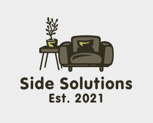 Living Room Furniture logo design