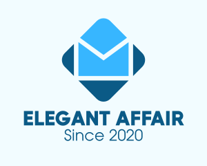 Blue Mail Envelope logo