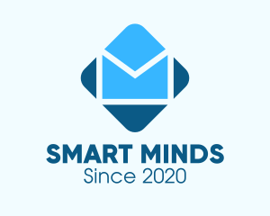 Blue Mail Envelope logo