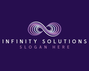 Infinity Wave Loop logo design