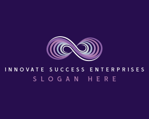 Infinity Wave Loop logo design