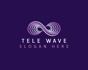 Infinity Wave Loop logo design