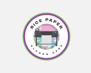 Printer Plotter Ink logo design