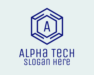 Hexagon Tech Software logo design