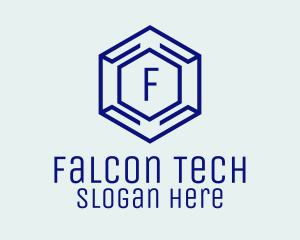 Hexagon Tech Software logo design