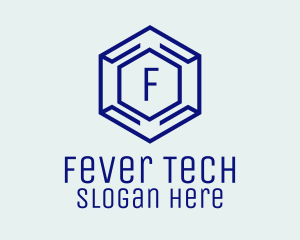 Hexagon Tech Software logo design