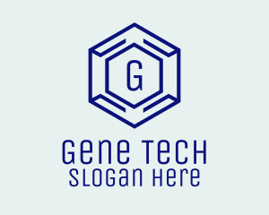 Hexagon Tech Software logo design