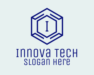 Hexagon Tech Software logo design