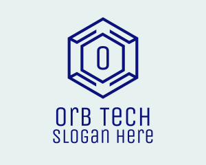 Hexagon Tech Software logo design