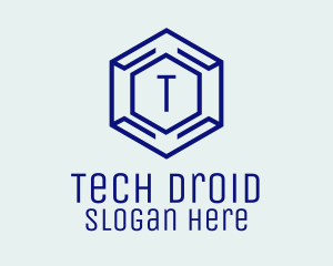 Hexagon Tech Software logo design