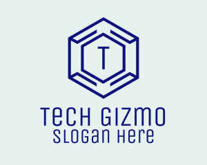 Hexagon Tech Software logo design