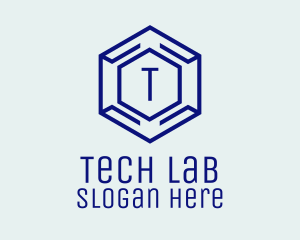 Hexagon Tech Software logo design