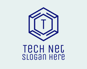 Hexagon Tech Software logo design