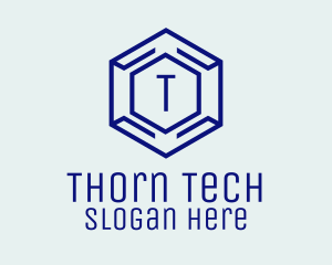 Hexagon Tech Software logo design