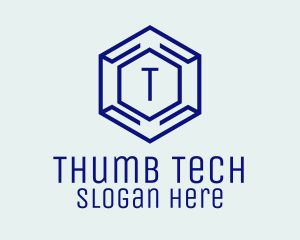 Hexagon Tech Software logo design