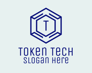 Hexagon Tech Software logo design