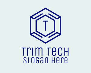 Hexagon Tech Software logo design