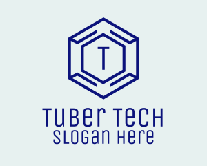 Hexagon Tech Software logo design