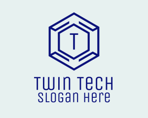 Hexagon Tech Software logo design