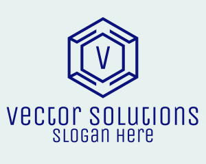 Hexagon Tech Software logo design