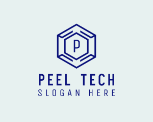 Hexagon Tech Software logo design