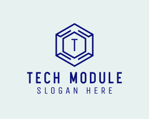 Hexagon Tech Software logo design