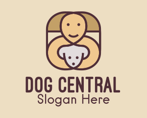 Happy Dog Trainer  logo design