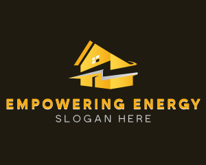 Lightning Energy Electrician logo design