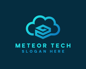 Cloud Tech Database logo design