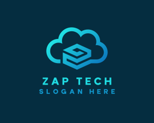 Cloud Tech Database logo design