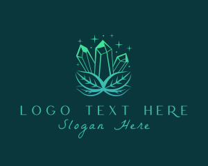 Green Gradient Crystal logo