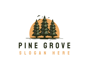 Eco Pine Tree  logo