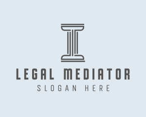 Business Column Law logo design