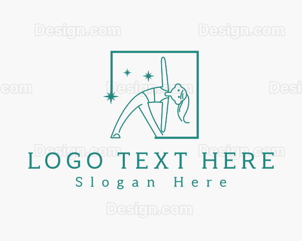 Yoga Exercise Fitness Logo