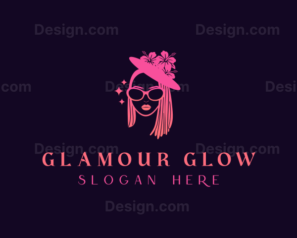 Floral Fashion Woman Logo