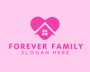 Love House Family logo design