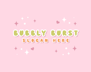 Quirky Bubbly Star logo