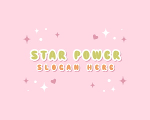 Quirky Bubbly Star logo design