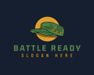 Veteran Military Cap logo design