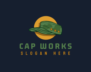 Veteran Military Cap logo design