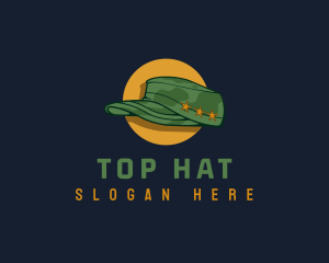 Veteran Military Cap logo design