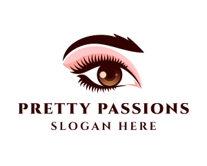 Beautiful Woman Eye logo