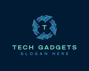 Tech Cyber Robotics logo design