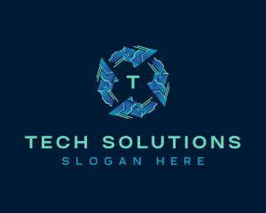 Tech Cyber Robotics logo design